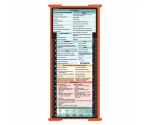 WhiteCoat Clipboard® Trifold - Orange Occupational Therapy Edition